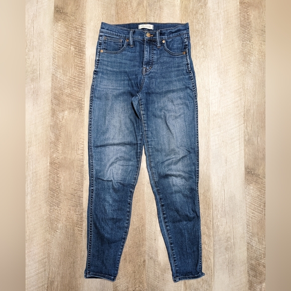Madewell 10" High Rise Skinny Jeans Size 26 - Picture 3 of 10
